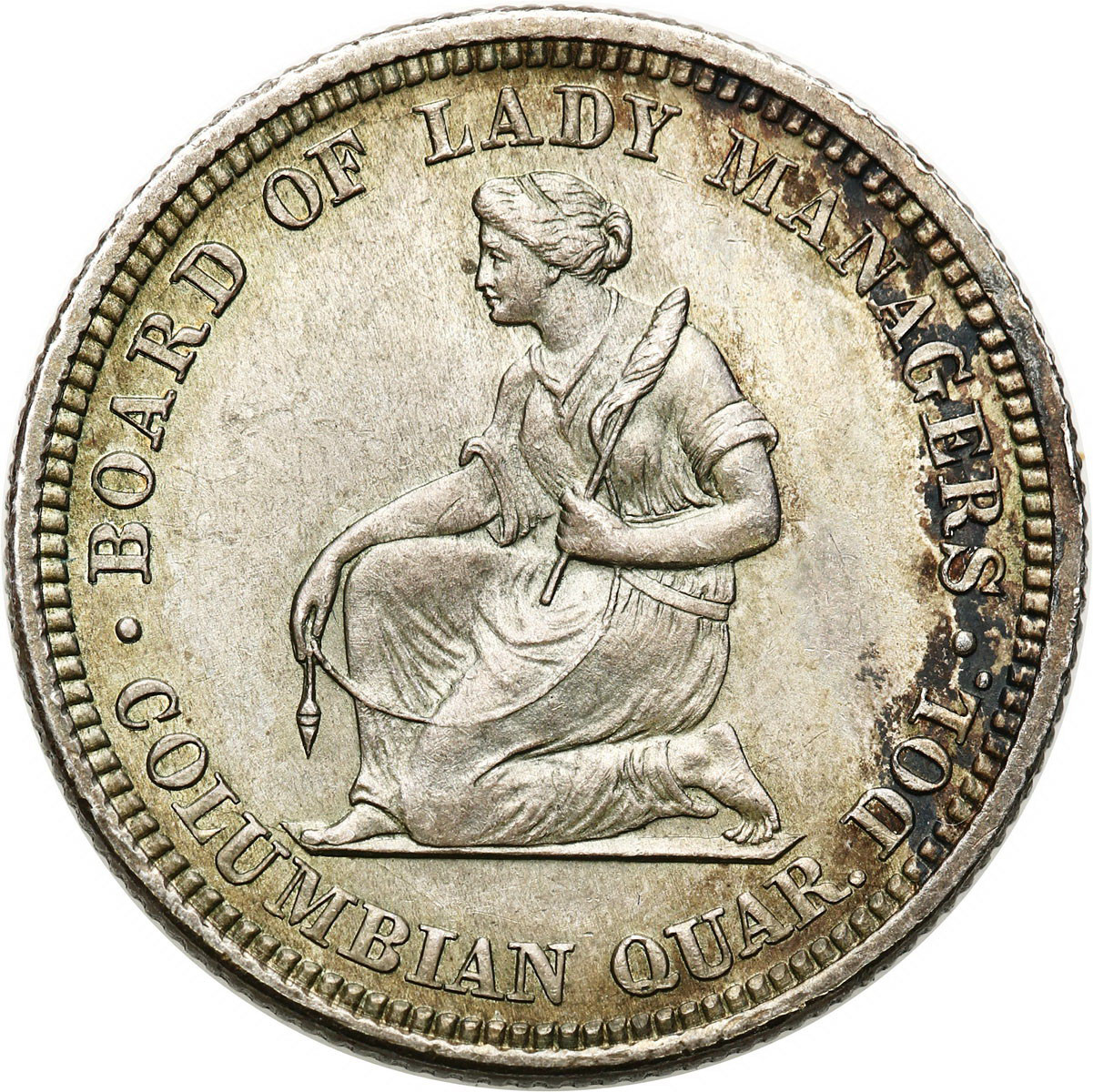 USA. 1/4 dolara 1893, Filadelfia – PIĘKNE